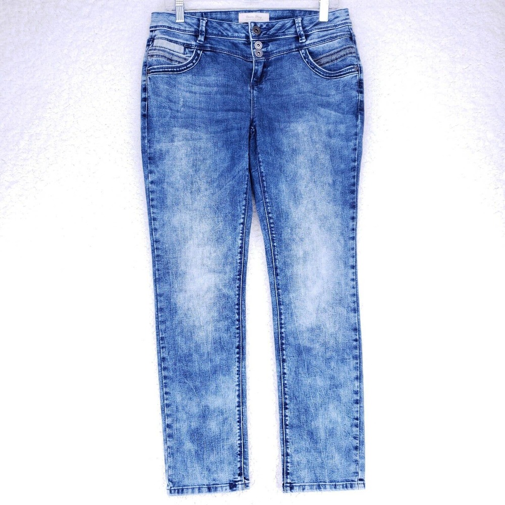 Street One JANE Denim Story Jeans Women Rise 29/30 Mid Rise Denim Casual Pants